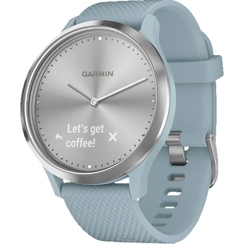 Часы Garmin vivomove HR Sport Silver with Seafoam Silicone морская пена
