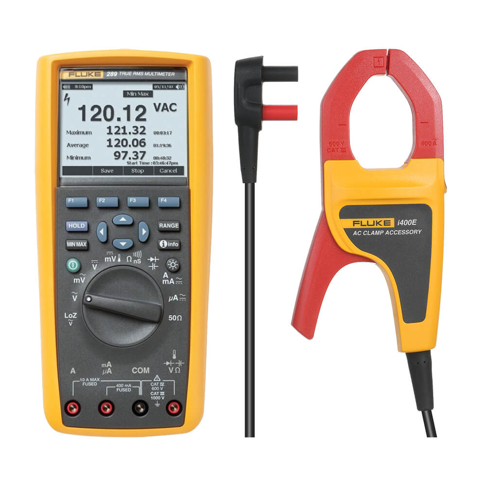 Комплект - мультиметр Fluke 289 с токовыми клещами Fluke I400
